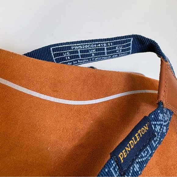 NWT Pendleton Agate Beach Westerly Majolica Women's Sandals Flip Flops Size 11 - Picture 2 of 8